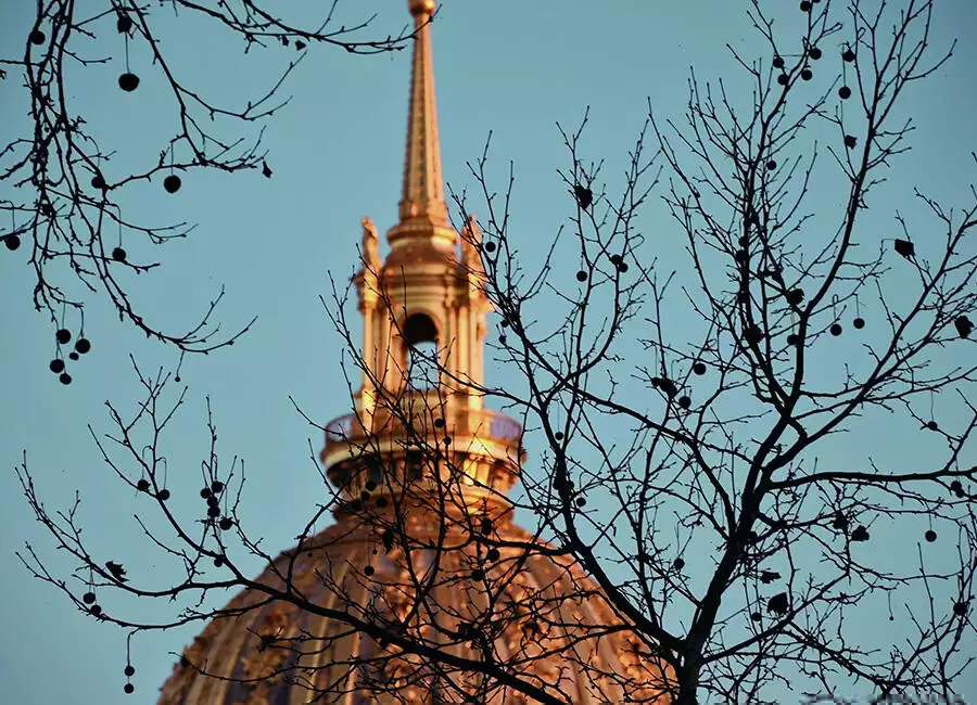 Invalides Napoleon Tomb Tour through the trees