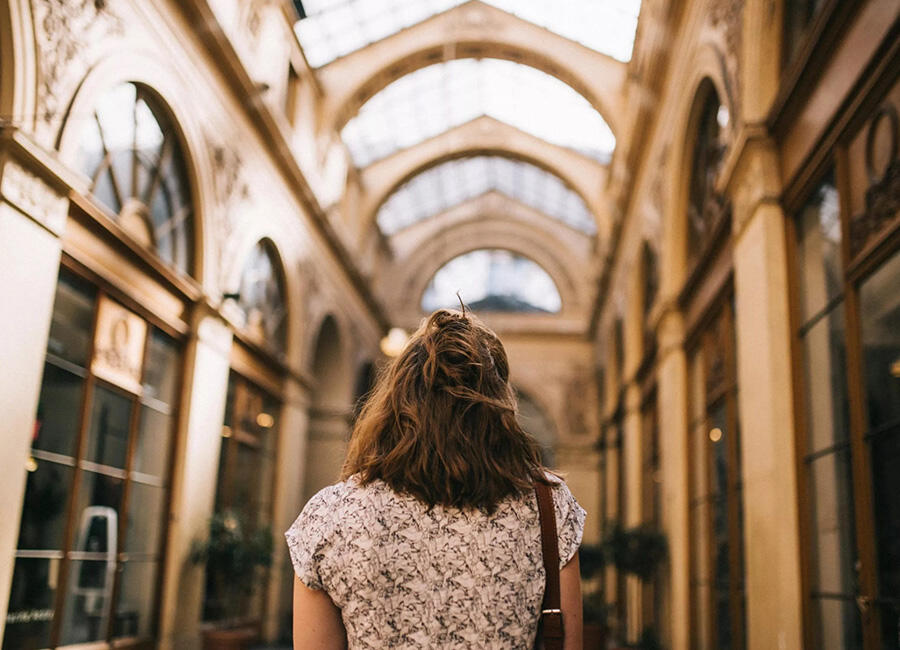 Looking through the Covered Passages