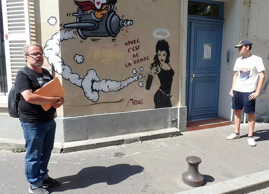 Graffiti art in Paris