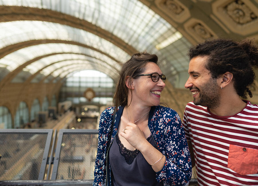 Smiling at the Musee d'Orsay