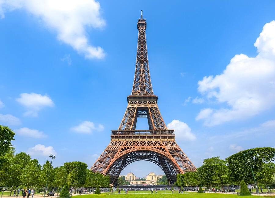 View of the Eiffel Tower